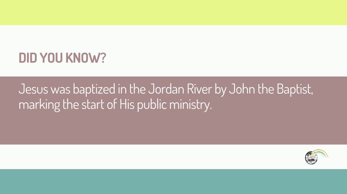 BathurstChurch's tweet photo. Happy Wednesday #bathurstunited community! 

DID YOU KNOW:    
 “Jesus was baptized in the Jordan River by John the Baptist, marking the start of His public ministry.” 
#BaptismOfJesus #DivineMoment #FaithJourney https://t.co/57mKmOXTPC