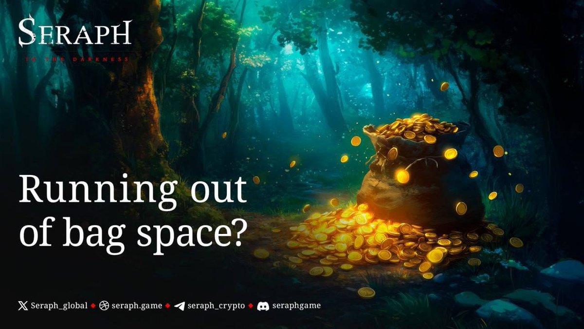Seraph_global's tweet photo. 👜 Running out of inventory space?

Expand your inventory by getting your first extra bag as a reward in the free Season Pass! Simply complete daily events to collect 500 pass points and unlock your reward.

Level up your free Season Pass even further and exchange more bags in the Points Store. More space, more loot!