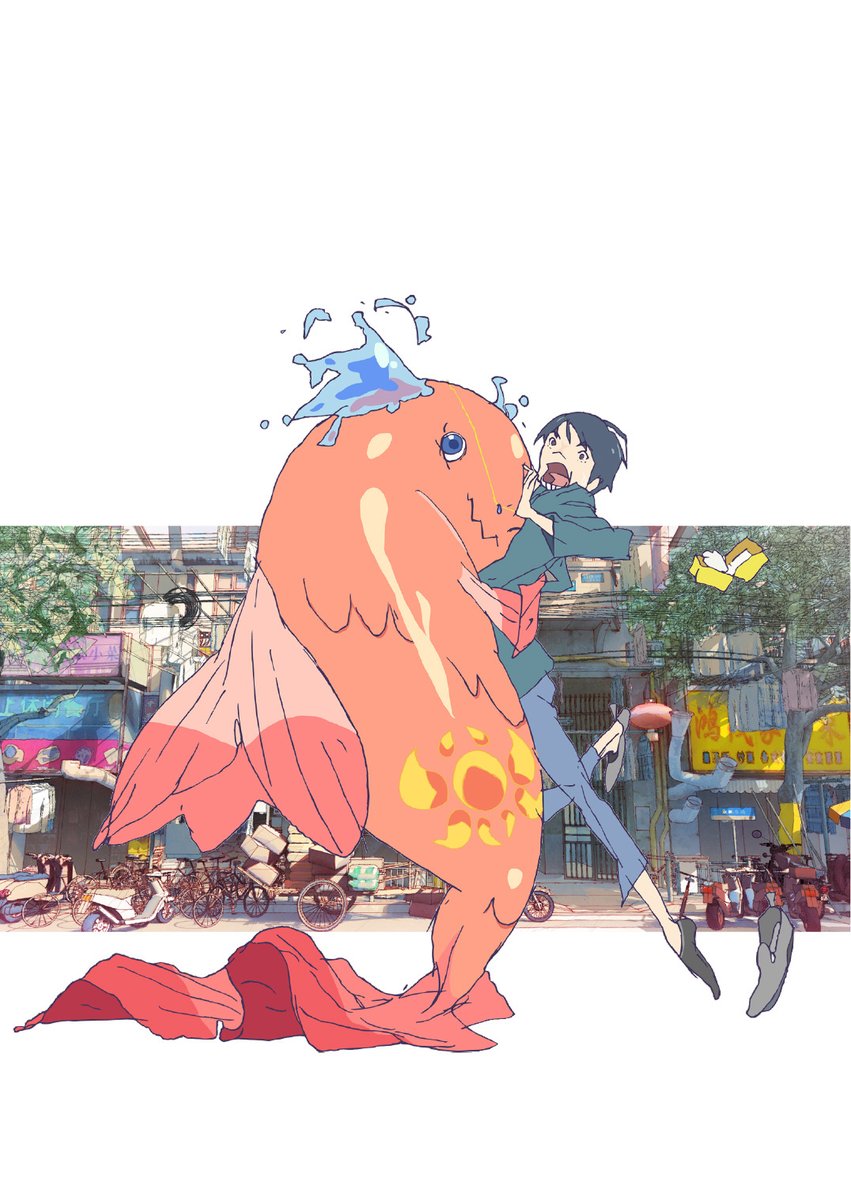 oricon_anime_'s tweet photo. 「鉄コン筋クリート」「海獣の子供」
STUDIO 4℃が"こっそり作っていた"新作
『ChaO』今年の夏公開へ
https://t.co/zbIFth41Ld

監督：青木康浩氏
キャラデザ・総作監：小島大和氏
美術監督：滝口比呂志氏 https://t.co/hCurpW1SPF