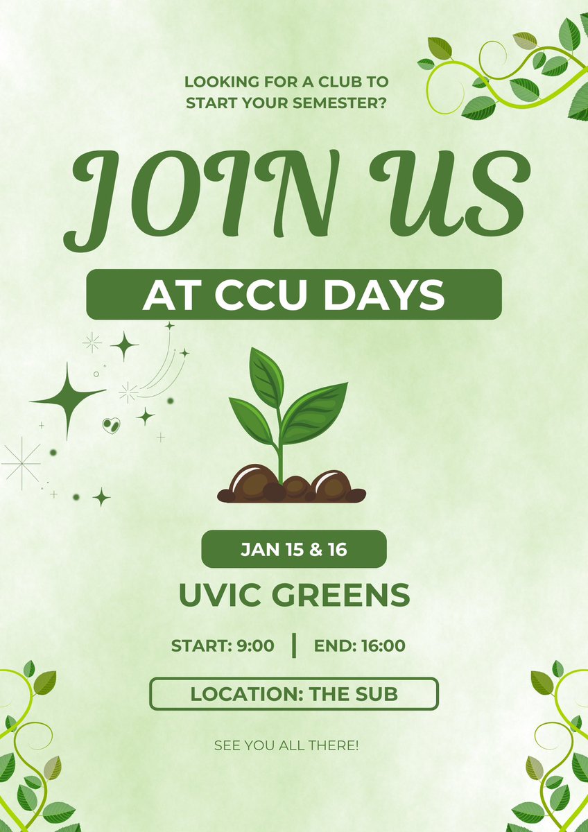 come to our table at the uvic ccu days (a very special guest will perhaps be there)