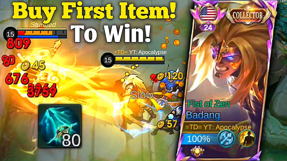 mlbbapocalypse's tweet photo. THE FIRST ITEM YOU SHOULD BUY TO WIN WITH BADANG! | MLBB

#mlbbapocalypse #apocalypse #mlbb #mobilelegends #mobilelegendsbangbang
#badang #mlbbbadang #mlbbbadanggameplay #mlbbbadangbestbuild #mlbbtopglobalbadang

https://t.co/c8HT61ODMm https://t.co/MXprvYZTG8