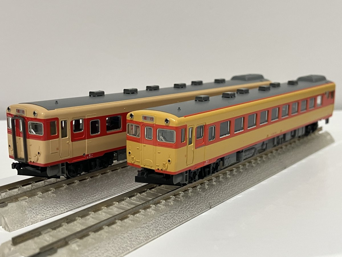 修学旅行のおもいで】 キハ58系（非冷房車）修学旅行色3両セット