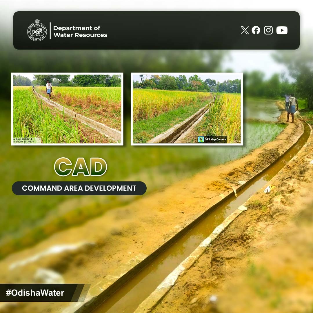 OdishaWater's tweet image. Reconstruction of #FieldChannel in Rengala, Delanga, #PuriDistrict! 167m RCC Lined Channel &amp;amp; 5 Hydraulic Structures built to irrigate 6.53 Ha. #OdishaWater #Irrigation #RuralDevelopment
@CMO_Odisha @DC_Odisha @_anugarg  @IPR_Odisha @OIIPCRA_OCTDMS @OLICLTD @ltd_occ  @CE_Megalift