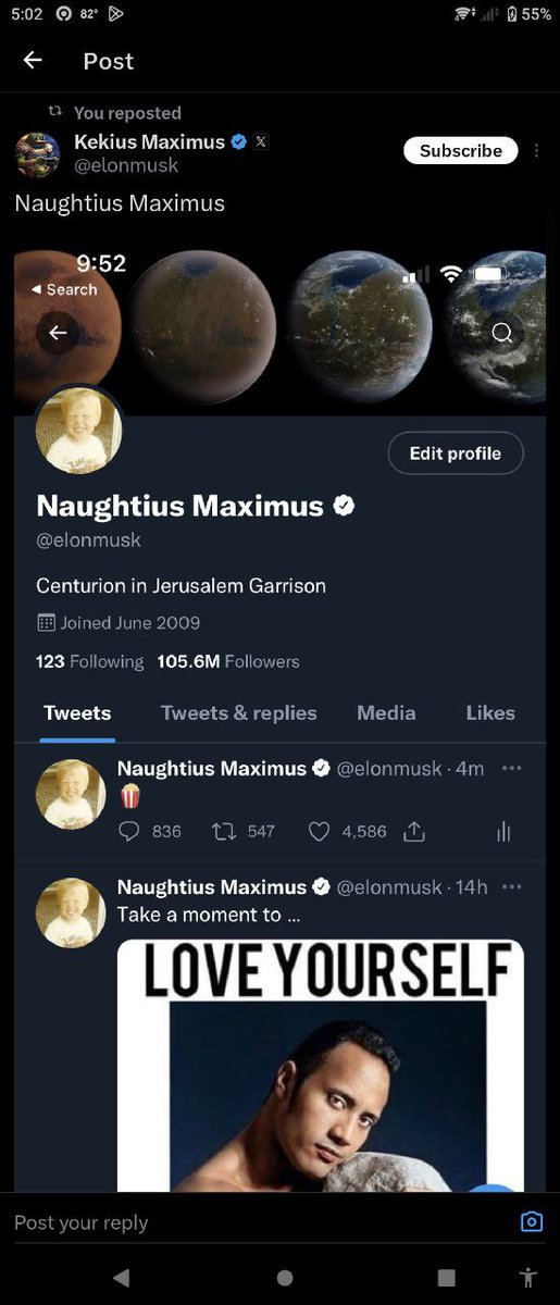 stavaru1995's tweet photo. @traderInosuke #REALGOAT 

IS NAUGHTIUS MAXIMUS MEMECOIN REAL ELON! 
HAVE A LOOK SIR ! 
Is CTO and strong team ! 
@REALGOATSOL

Ca 

4PXN7SY5zgDhwrbV6fk8CXk2Uk8JXv53E4VuCBEvKwko https://t.co/E5OTCpsqe3