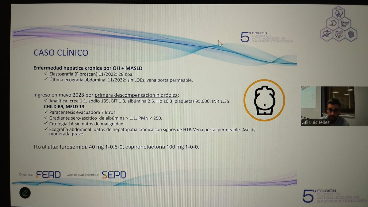 Sociedad Española de Patología Digestiva (SEPD) (@sepdigestiva) on Twitter photo #Formación | Hoy celebramos la 4ª sesión clínica "Hipertensión Portal: Consenso Baveno VII" impartida por los Dres. <a href="/luistevilla/">Luis Téllez</a> y Jesús Donate <a href="/jedor14/">Jesús Donate</a> del <a href="/DigestivoHRyC/">Digestivo Hospital Universitario Ramón y Cajal</a>. Gracias a todos por vuestra participación. 🙌 #Formación | Hoy celebramos la 4ª sesión clínica "Hipertensión Portal: Consenso Baveno VII" impartida por los Dres. <a href="/luistevilla/">Luis Téllez</a> y Jesús Donate <a href="/jedor14/">Jesús Donate</a> del <a href="/DigestivoHRyC/">Digestivo Hospital Universitario Ramón y Cajal</a>. Gracias a todos por vuestra participación. 🙌