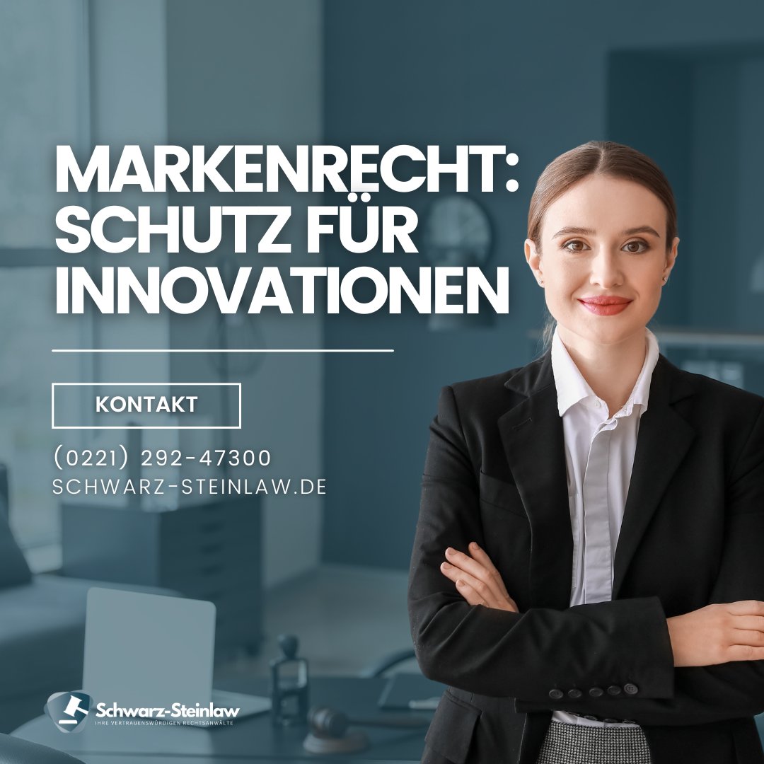 SSteinlaw's tweet image. Markenrecht: Ihre Innovationen verdienen Schutz! 💼

Mit unserer Expertise sichern wir Ihre Rechte und schützen Ihre kreativen Errungenschaften.

📞 (0221) 292-47300
🌐 schwarz-steinlaw.de

#Markenrecht #IPRecht #SchwarzSteinLaw