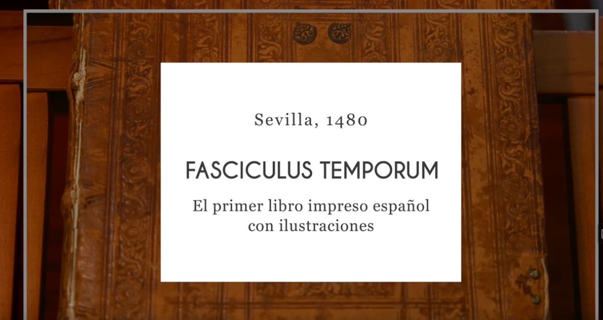 Fondo Antiguo (@bus_antiguo) on Twitter photo 📢Publicamos un nuevo documental, "Fasciculus temporum, Sevilla, 1480. El primer libro impreso español con ilustraciones", dedicado a uno de las obras más notables del siglo XV del <a href="/BUS_Antiguo/">Fondo Antiguo</a> de la <a href="/Biblioteca_US/">Biblioteca US</a>.
🔗youtu.be/XsLVg3lrgLY?si…
<a href="/rebiun/">REBIUN</a> <a href="/unisevilla/">Universidad de Sevilla</a> 📢Publicamos un nuevo documental, "Fasciculus temporum, Sevilla, 1480. El primer libro impreso español con ilustraciones", dedicado a uno de las obras más notables del siglo XV del <a href="/BUS_Antiguo/">Fondo Antiguo</a> de la <a href="/Biblioteca_US/">Biblioteca US</a>.
🔗youtu.be/XsLVg3lrgLY?si…
<a href="/rebiun/">REBIUN</a> <a href="/unisevilla/">Universidad de Sevilla</a>