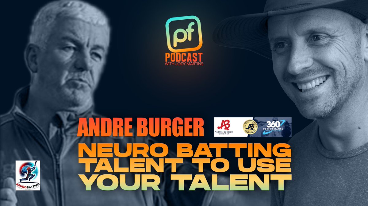 Performance Formula by Jody Martins (@realjodymartins) on Twitter photo Such an awesome podcast, talking performance in batting with Andre Burger from <a href="/AB_Cricket/">Andre Burger</a>
Listen on Apple
podcasts.apple.com/us/podcast/the…
Listen on Spotify
open.spotify.com/episode/6bjmlN…
Watch on YouTube
youtu.be/VWGF8PnXcUc?si…
Bold request: if you love sports performance. Do the right Such an awesome podcast, talking performance in batting with Andre Burger from <a href="/AB_Cricket/">Andre Burger</a>
Listen on Apple
podcasts.apple.com/us/podcast/the…
Listen on Spotify
open.spotify.com/episode/6bjmlN…
Watch on YouTube
youtu.be/VWGF8PnXcUc?si…
Bold request: if you love sports performance. Do the right