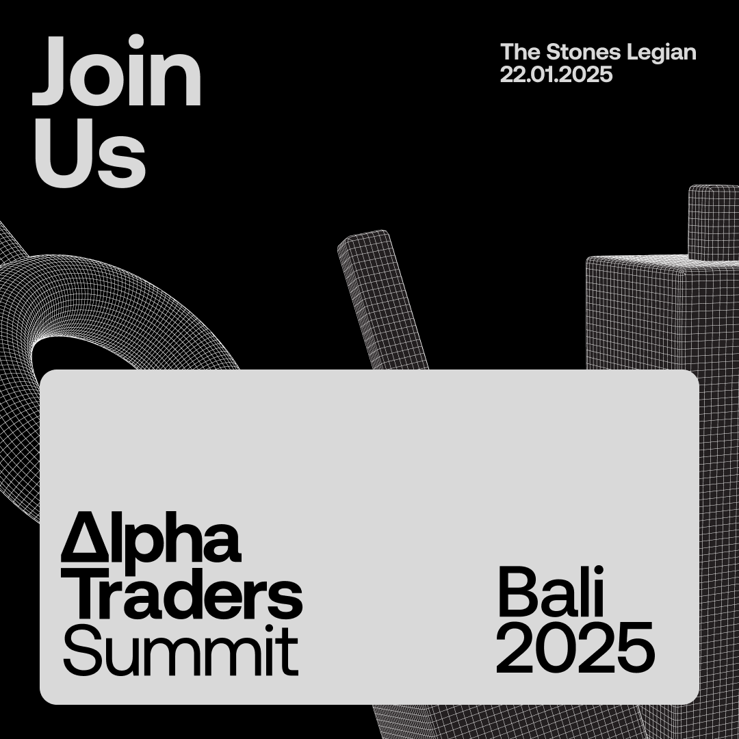 Island vibes in the wintertime 😎🏝️🍹

Join us in Bali on Jan 22 for the Alpha Traders Summit! Soak up some sun while traders share the scoop on portfolio management and next-level trading strategies.

RSVP → lu.ma/sadgbep9