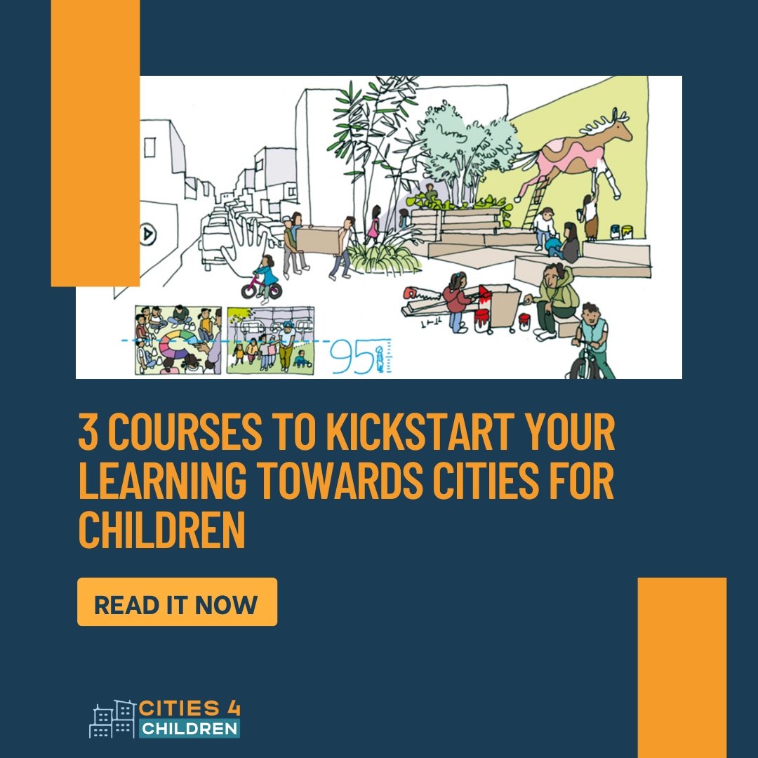 How about kicking off 2025 by taking a course on making cities safer, cleaner, and greener for children?🚸
This article features 3 online courses on transforming urban spaces into thriving environments for children and youth.

➡️ Explore the courses here: cities4children.org/blog/3-courses…