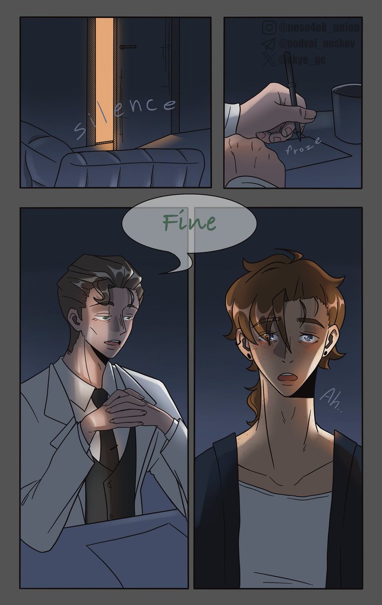 skye_gc's tweet photo. Just one story about Nick &amp; Val👀
Part 3/3
.
#oc #art #artist #artgallery #artwork #artworks #work #mywork #mystyle #myart #anime #bl #yaoi #blart #manhua #mangacoloring https://t.co/3rjbHBOkeH