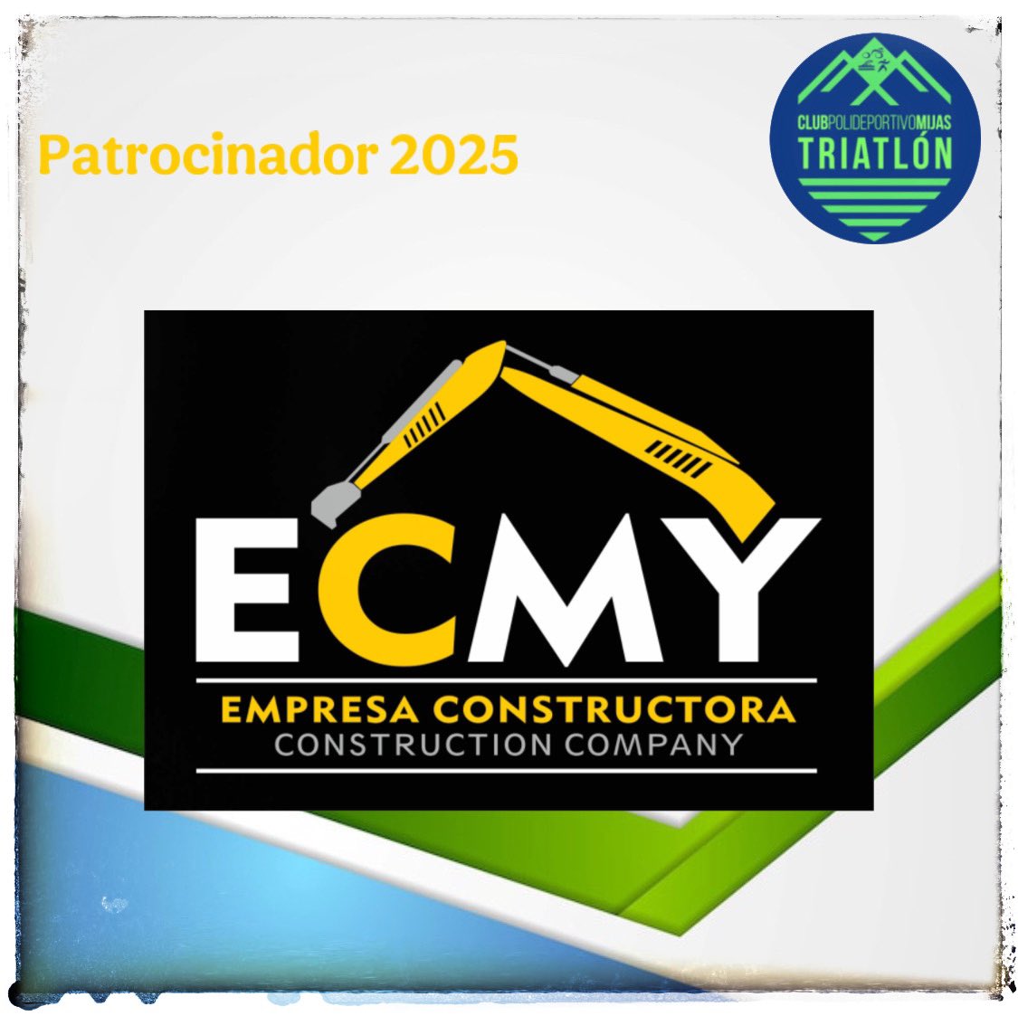 🏗️ ECMY, renueva su patrocinio con el CP Mijas Triatlón para 2025.

👷🏻‍♂️ Esta empresa de construcción, cuenta con una amplia experiencia profesional en el sector, ofreciendo un servicio integral y de gran calidad a sus clientes, maximizando los resultados y superando sus objetivos.