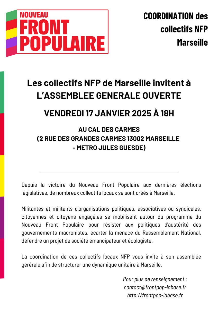 PaulineDelage4's tweet photo. Bonne année à toutes et tous dans la joie et l'enthousiasme de la lutte pour une vie meilleure ! 👇 https://t.co/pgZ6Ofl6hU