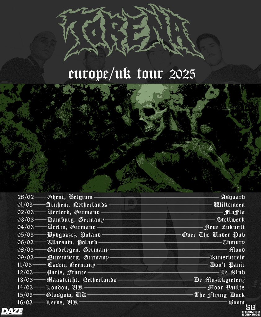 EUROPE/UK… finally heading across the pond to hit all these new cities. Check with your local promoters for tickets! 🇪🇺🇬🇧

<a href="/strongerbooking/">STRONGER BOOKINGS</a> <a href="/DAZE_STYLE/">lmaoooo</a>