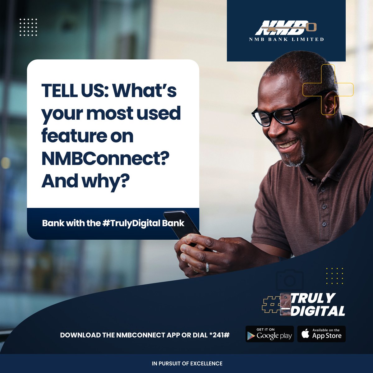 NMBBankZim's tweet photo. We’re always looking to improve your experience with NMBConnect! What’s your most used/favourite feature on the app? What would you like us to add? Let us know in the comments below! Your feedback helps us serve you better.
#InPursuitOfExcellence #TrulyDigital https://t.co/pNEutmxsPA