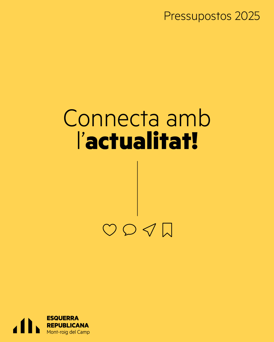 #PleExtraordinari #Pressupostos 2025 | Us ho expliquem tot 👀

👉 Per què votem en contra dels pressupostos 2025?

📢 Assistim al Ple extraordinari, donem la cara i votem en contra d’uns pressupostos que no ajuden a millorar la vida de la gent.

#ERC #Esquerra #EsquerraMontroig