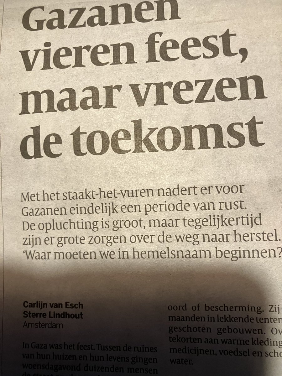 <a href="/Repelsteeltje21/">Maaike van Charante</a> Laat een rijk Arabisch land dat volk opnemen ipv opbouw en over een week, maand, jaar etc opnieuw ‘gedoe’. Zeg gewoon ‘ja hoor jullie hebben gewonnen en nu weg’. Het Midden Oosten is groot genoeg voor een ander beter plekje; Iran bv.