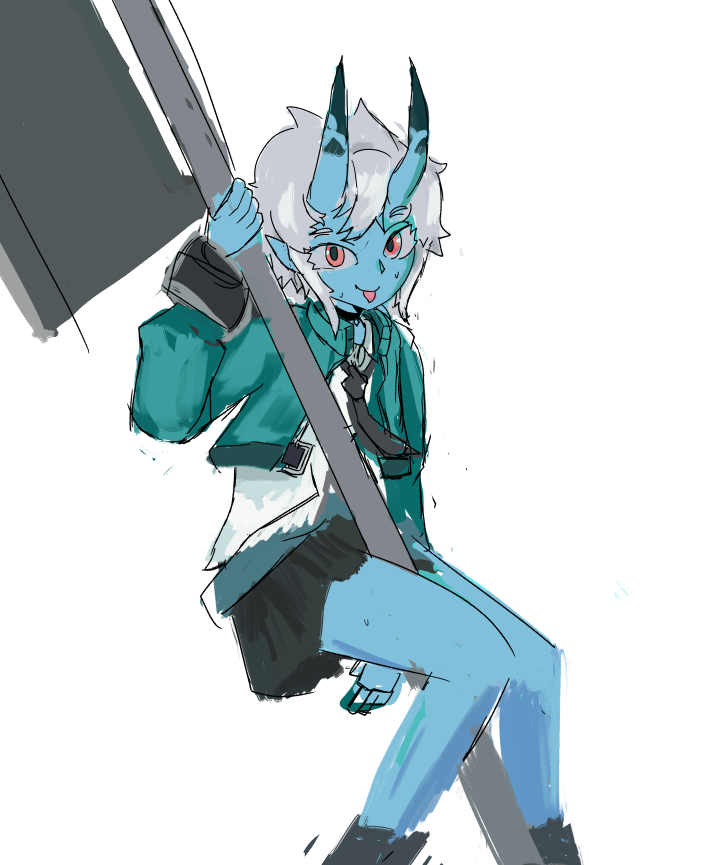 NotiNeko's tweet photo. soukaku sketch https://t.co/QtVeXl01HJ