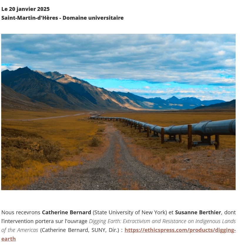 📷Séminaire📷
📷Sciences sociales et humanités environnementales📷
📆20 janvier
🧭Salle D102 - Bâtiment Stendhal
⏰15h30 _ 17h
📷 Plus d’informations : bit.ly/3E0NblW