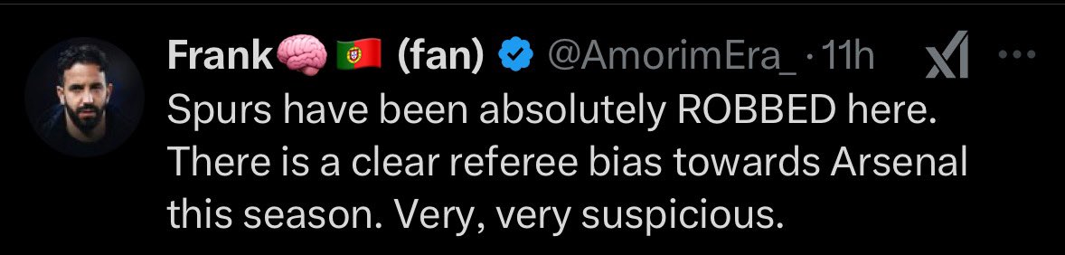 We’re currently on -11 points from incorrect decisions. But yeah. 

We’ve had 1 dodgy corner go our way so the refs clearly favour us mate.