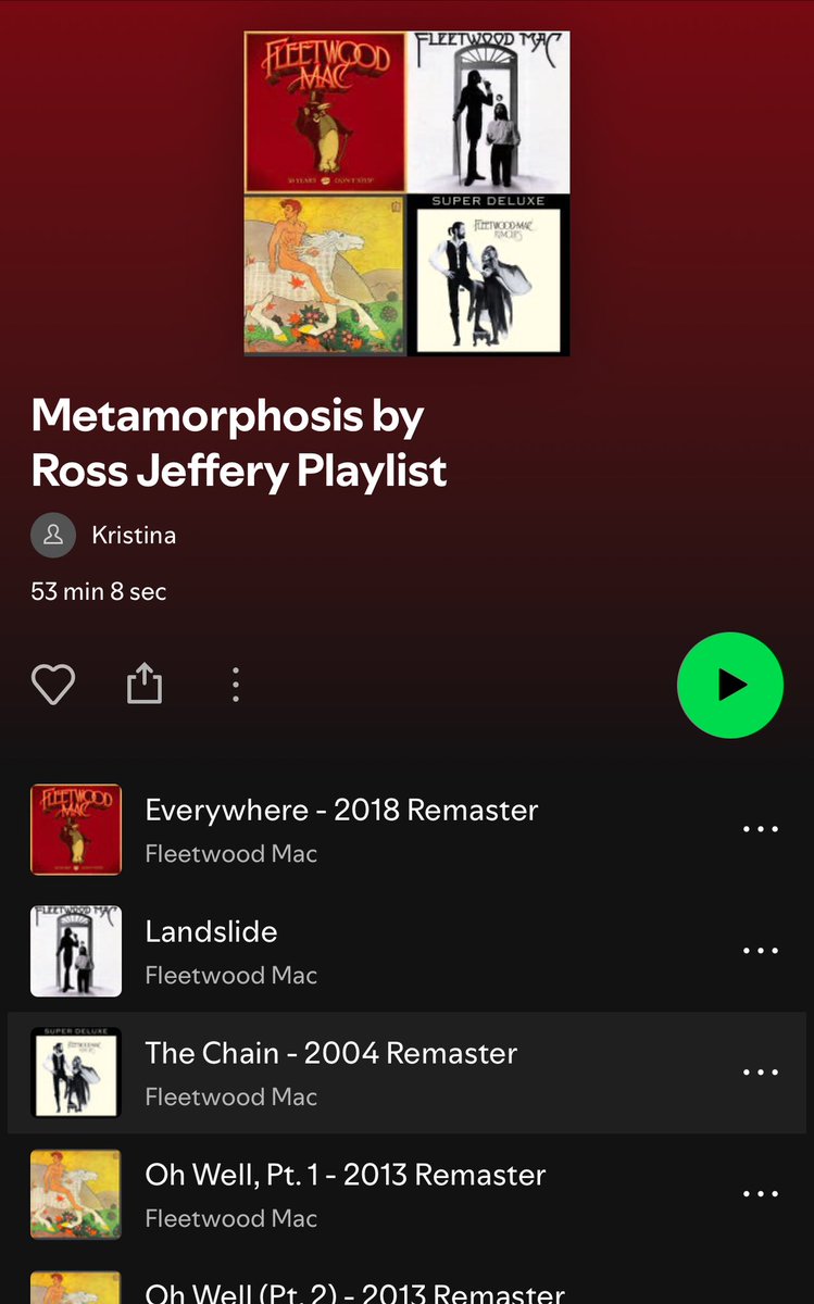 Ross Jeffery (@rossjeffery_) on Twitter photo Here is the official playlist for Metamorphosis’ - <a href="/TrubornPress/">Truborn Press</a> did a great job in bringing together all the tracks referenced in the book - now you can listen to this whilst Cynthia takes care of you! 👉🏼 open.spotify.com/playlist/2yTQO… Here is the official playlist for Metamorphosis’ - <a href="/TrubornPress/">Truborn Press</a> did a great job in bringing together all the tracks referenced in the book - now you can listen to this whilst Cynthia takes care of you! 👉🏼 open.spotify.com/playlist/2yTQO…