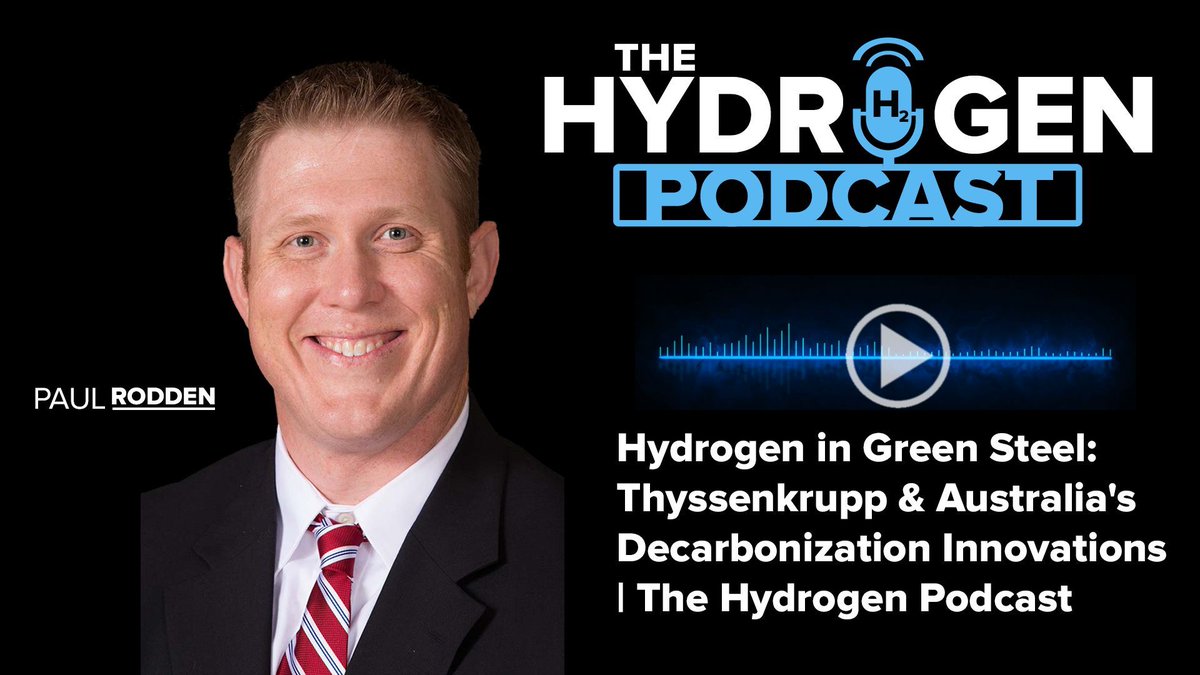 THP Episode: 383 - Hydrogen in Green Steel: Thyssenkrupp &amp; Australia's Decarbonization Innovations | The Hydrogen Podcast     
Listen to the Podcast: buff.ly/3DT7tgZ  
Watch on YouTube: buff.ly/3DXiQ7A  
#hydrogen #greensteel #greenhydrogen