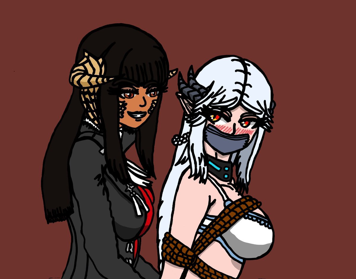 Part 2 of the story for <a href="/sahalizard/">sahalizard 🐊 🔞</a> , where the Croc's secured her prize...only, it seems said prize is far from interested in escape.
#bondage #DID