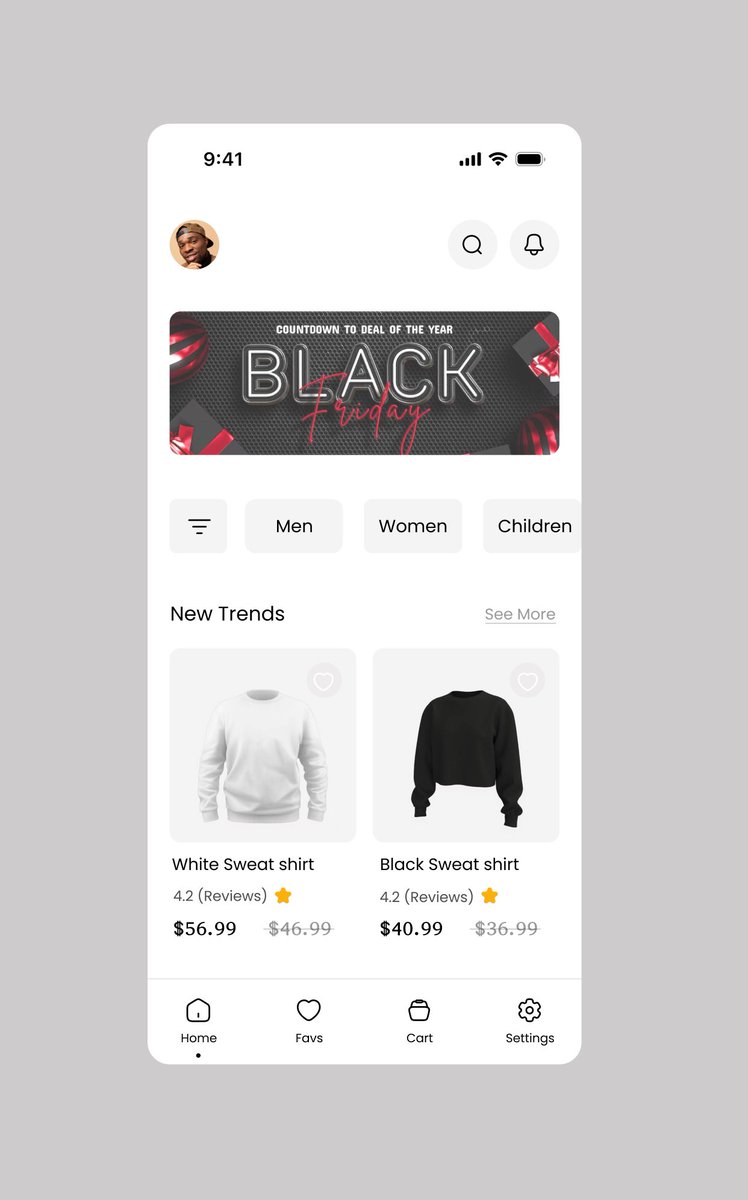 AfolabiDewale's tweet image. An e-commerce app designed by me!
What’s your thought ?😀