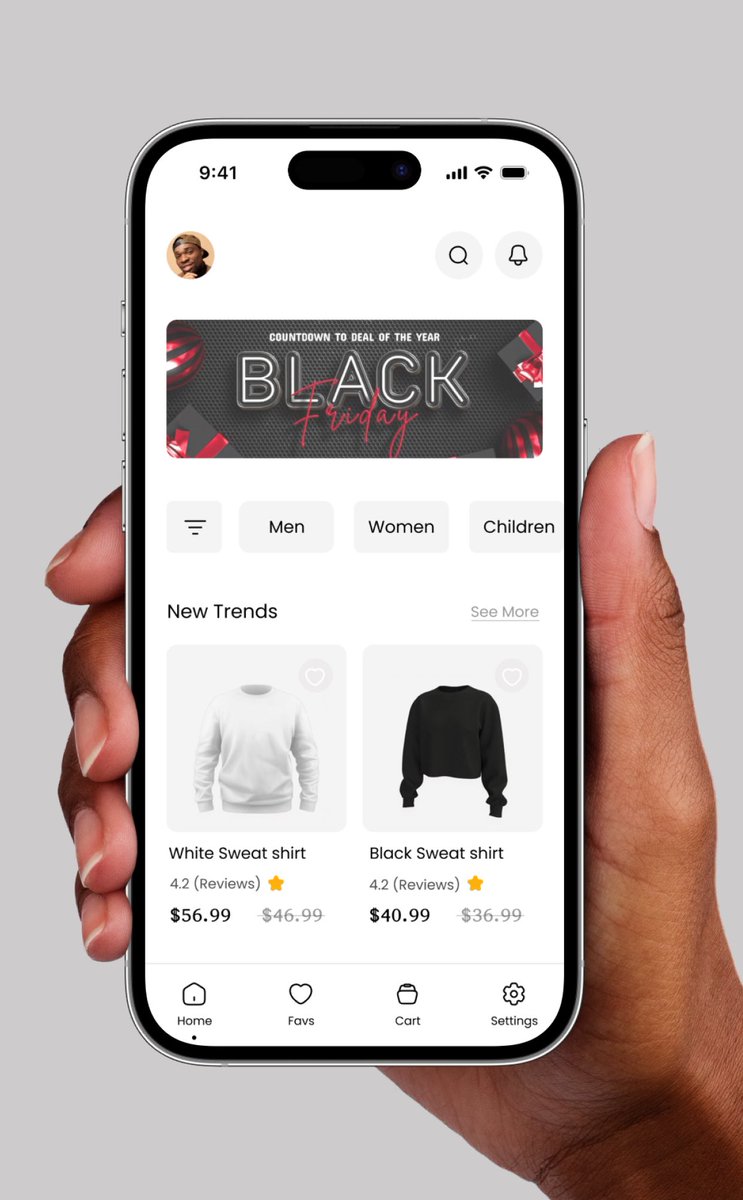 AfolabiDewale's tweet image. An e-commerce app designed by me!
What’s your thought ?😀