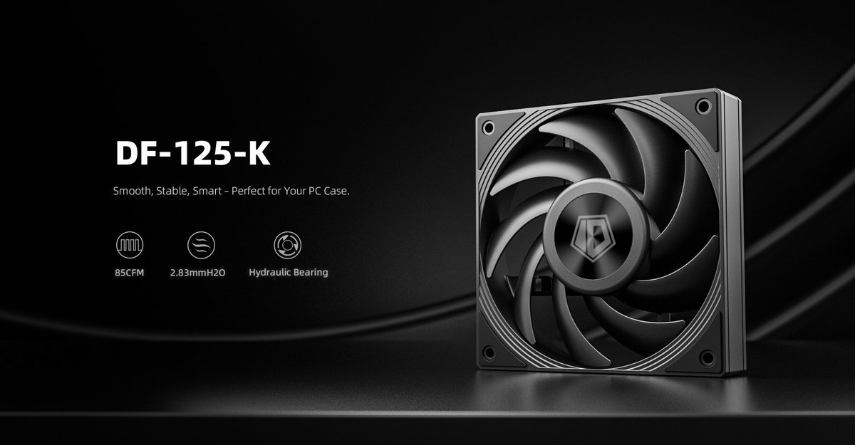 IDCOOLING's tweet photo. DF-125-K
Smooth. Stable. Smart. Unrivaled Airflow, Unmatched Performance. 
All-New Upgrade. Ready for Your Test!

For more product info, you can check here: https://t.co/bDlKW2GBsB
#idcooling #DF125K #cpufan #cpucooler https://t.co/GFk33Jmeig