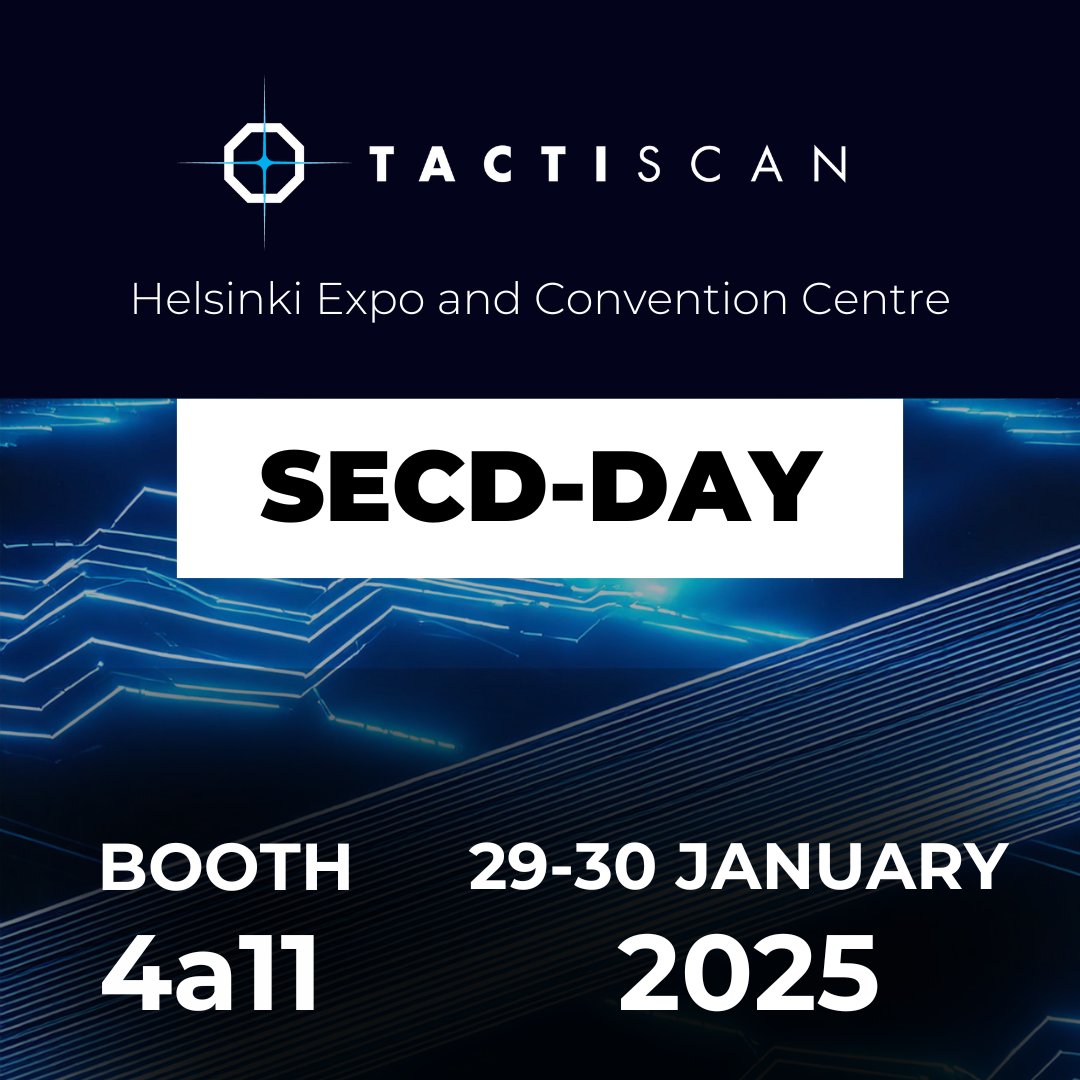 TactiScan's tweet image. TactiScan is taking part in SecD-Day and will be presenting its compact narcotics scanner at the partner stand with Telva on 29th and 30st January. Come by and let´s have a chat.🔬🌈🧪

#police #polizei #customs #zoll #drug screening #dea #btm #cannabis #thc #nynomic #SecDDay