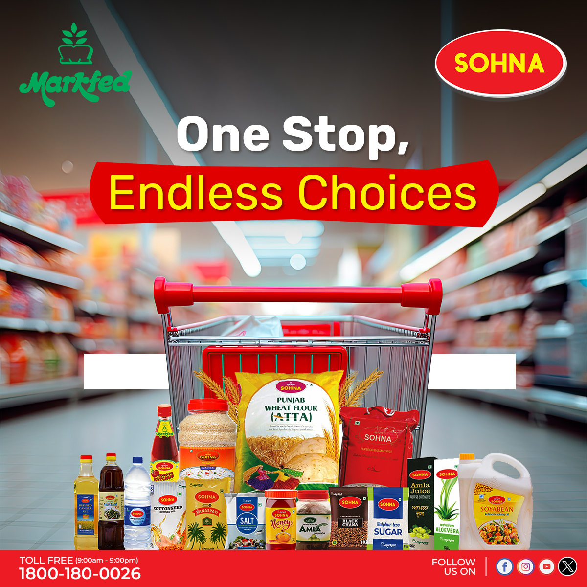 Markfed Bazaar Chandigarh – Your one-stop destination where every item on your grocery list is met with convenience and quality, all under one roof! 🏪

📍SCO 2945-46, Sector 22 C, Chandigarh

📍SCO 25, Sector 16 D, Chandigarh

Visit us today!