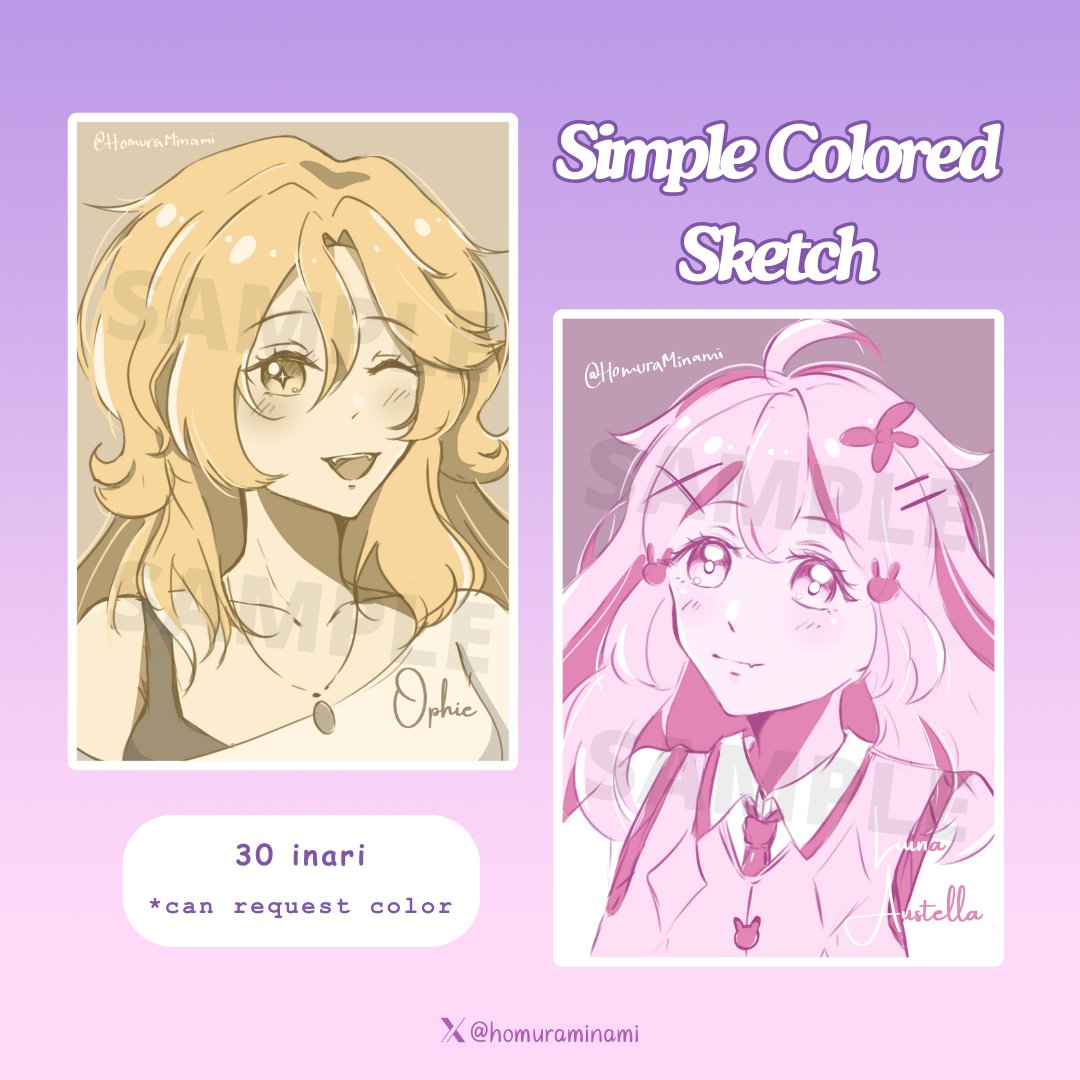 homuraminami's tweet photo. [ RT and likes are very appreciated 💕 ]

Hello! 🌊🦊

I open commission, here is my commission sheet 🙇‍♀️

💵 Payment via Trakteer only

Dm aku jika tertarik ya, terima kasih!
#commissionpen https://t.co/cEn757EcnL