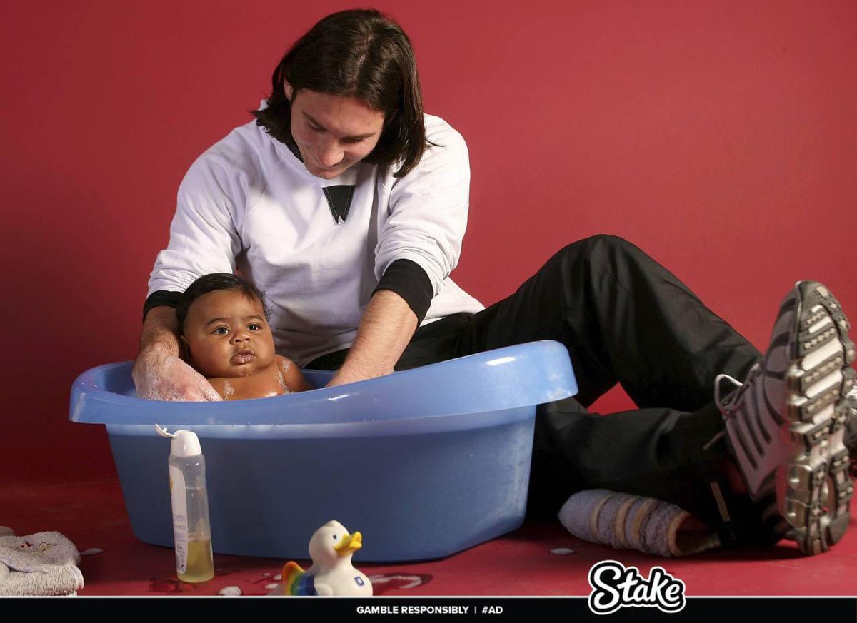 theberneese's tweet photo. We have to pay Messi to bath all the La Masai kids https://t.co/fGQTjN6gHF