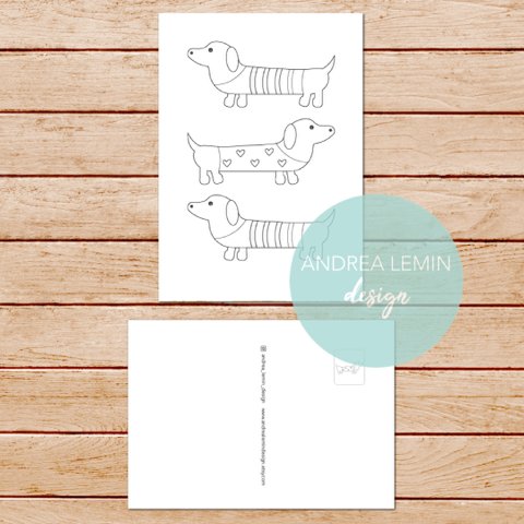 andrealem's tweet photo. New sausage dog colouring postcards
Perfect for a dog lover
#postcards #postcarddesign #colouring #illustration #thursdayvibes https://t.co/qfP6dR7Ebe