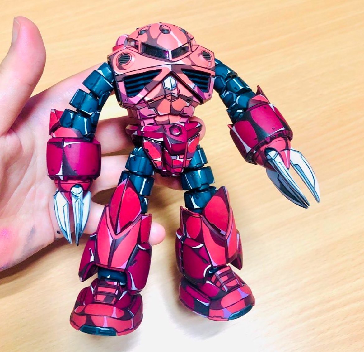 ズゴック筆塗り！