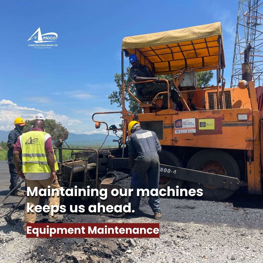 Amoco_group's tweet image. At Amoco Construction, we believe that consistent equipment maintenance is the backbone of our success. 🛠️🚜 By keeping our machines in top-notch condition, we ensure efficiency, reliability, and safety on every project. 💪 #EquipmentMaintenance #amoco #juba #SouthSudan