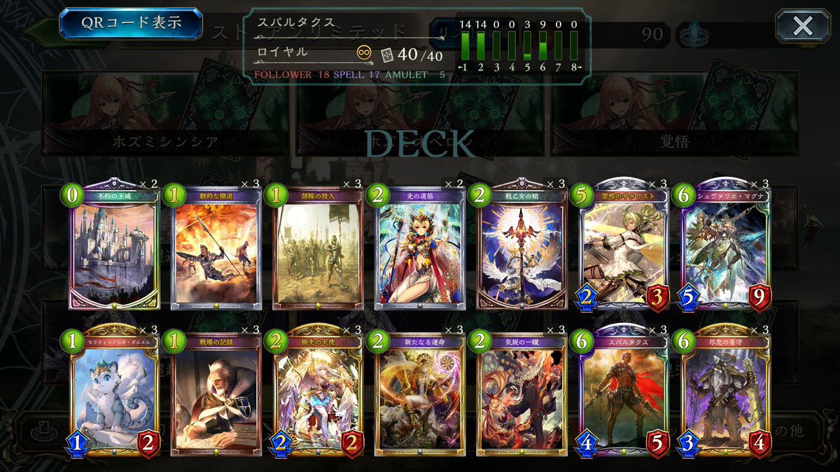 tenjinmonsuto's tweet photo. #ネタデッキ自慢杯

デッキ名：スパルタクスOTK

6t目に
スパルタクス+運命+不朽の王城orギタリスト0コスの3枚集めて勝ちます！ https://t.co/GDs6EjtnX3