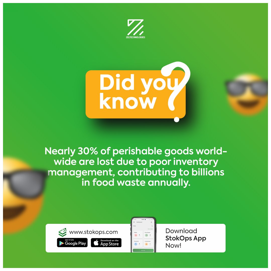 zeltechng's tweet photo. Stop waste as a business owner and save more through automated inventory tools like StokOps.
Click on the link in our bio to download the StokOps app today
#inventorymangement #inventory #StokOps #salesboost https://t.co/hd6UKoJewq