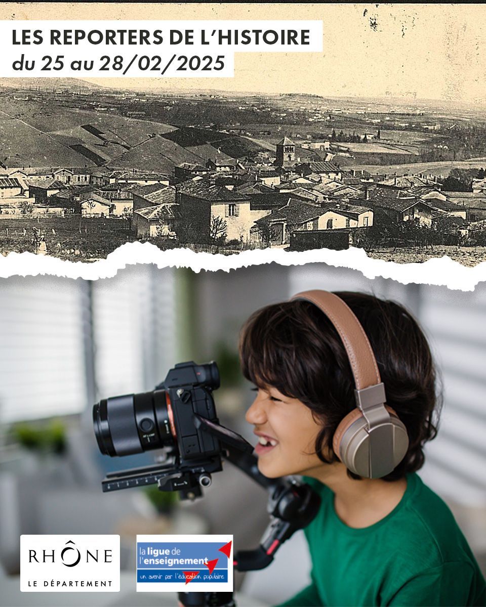 🎥 Une aventure unique pour les 13-15 ans passionné(e)s d'Histoire et de cinéma !

✍️ Scénario, 🎬 tournage, 🏛️ visite de la Maison d’Izieu...

Stage de 4 jours pour comprendre et raconter les actes héroïques des Résistants André et Simone Romanet.

👉  buff.ly/4jalsiw