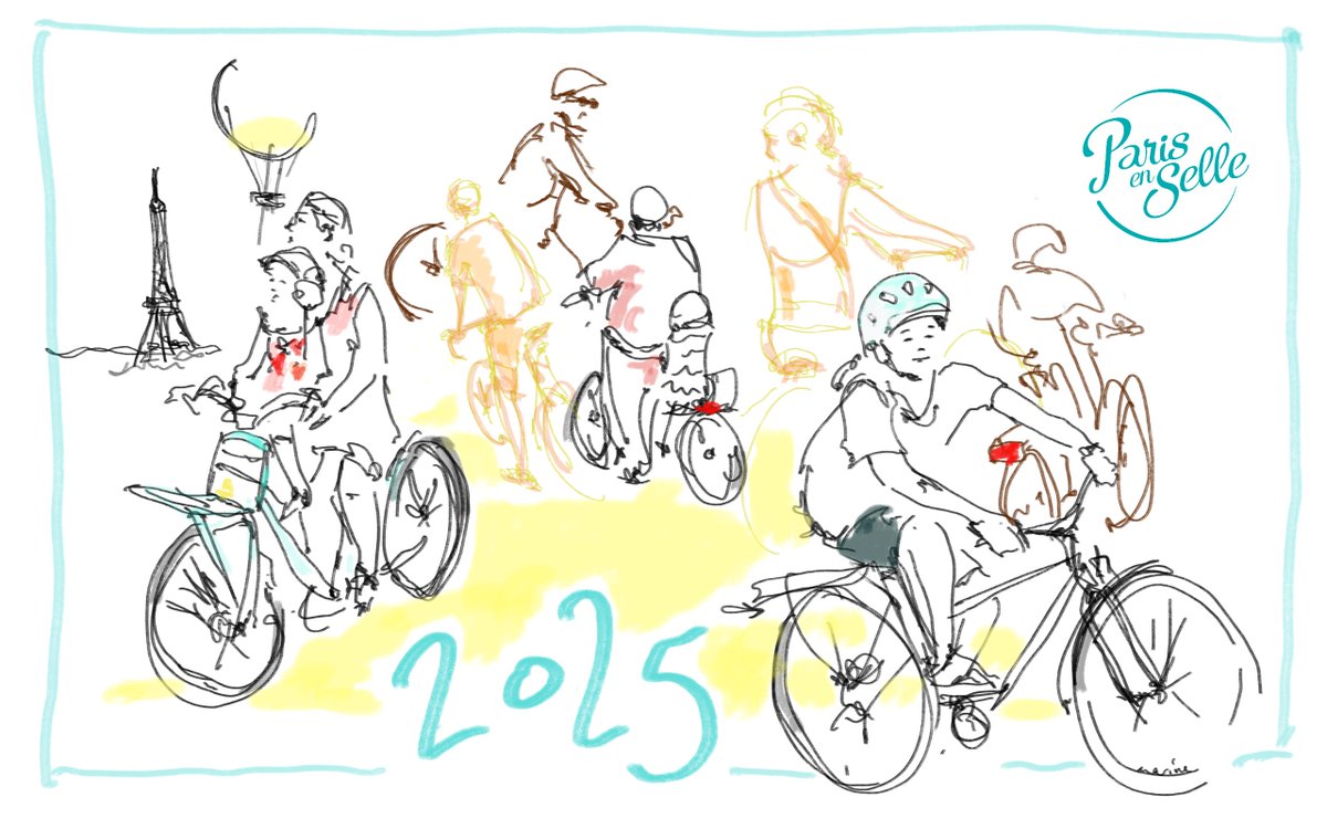 Nous vous présentons nos meilleurs vœux pour 2025 !

Une année, la dernière avant les prochaines municipales, pour convaincre qu'il reste encore beaucoup à faire pour permettre à toutes et à tous, petits comme grands, de rouler à vélo en sécurité dans le Grand Paris.