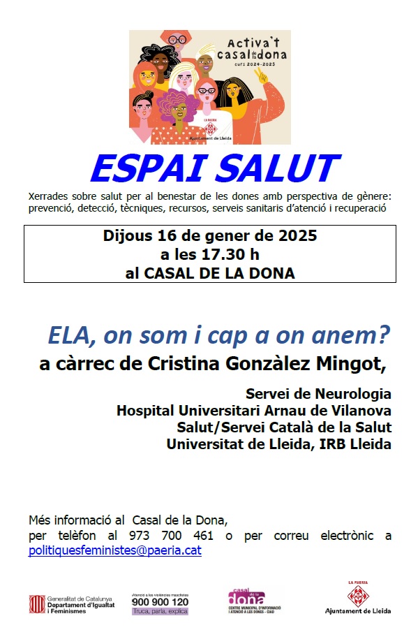 Interessant xerrada al Casal de la Dona. Accés lliure