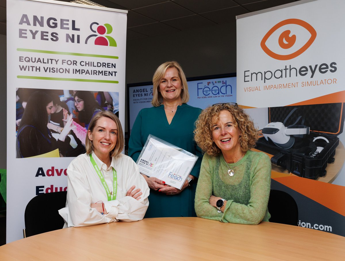 Féach (@feachireland) on Twitter photo GREAT NEWS ALERT!
Féach in partnership with <a href="/Angeleyes_ni/">Angel Eyes NI</a> is pleased to announce that we’ve secured funding once again from the Shared Island Civic Society Fund!
Last year, we delivered workshops to SNA's & CAs across Ireland, empowering them to better support students with VI. GREAT NEWS ALERT!
Féach in partnership with <a href="/Angeleyes_ni/">Angel Eyes NI</a> is pleased to announce that we’ve secured funding once again from the Shared Island Civic Society Fund!
Last year, we delivered workshops to SNA's & CAs across Ireland, empowering them to better support students with VI.