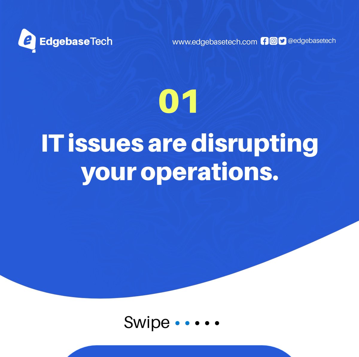 EdgebaseTech's tweet image. Don&apos;t let IT challenges hold you back. Outsource smarter in 2025!

Ready to scale your business?

Send a DM or email info@edgebasetech.com to get started.

#EdgebaseTech 
#itsolutions 
#lagos