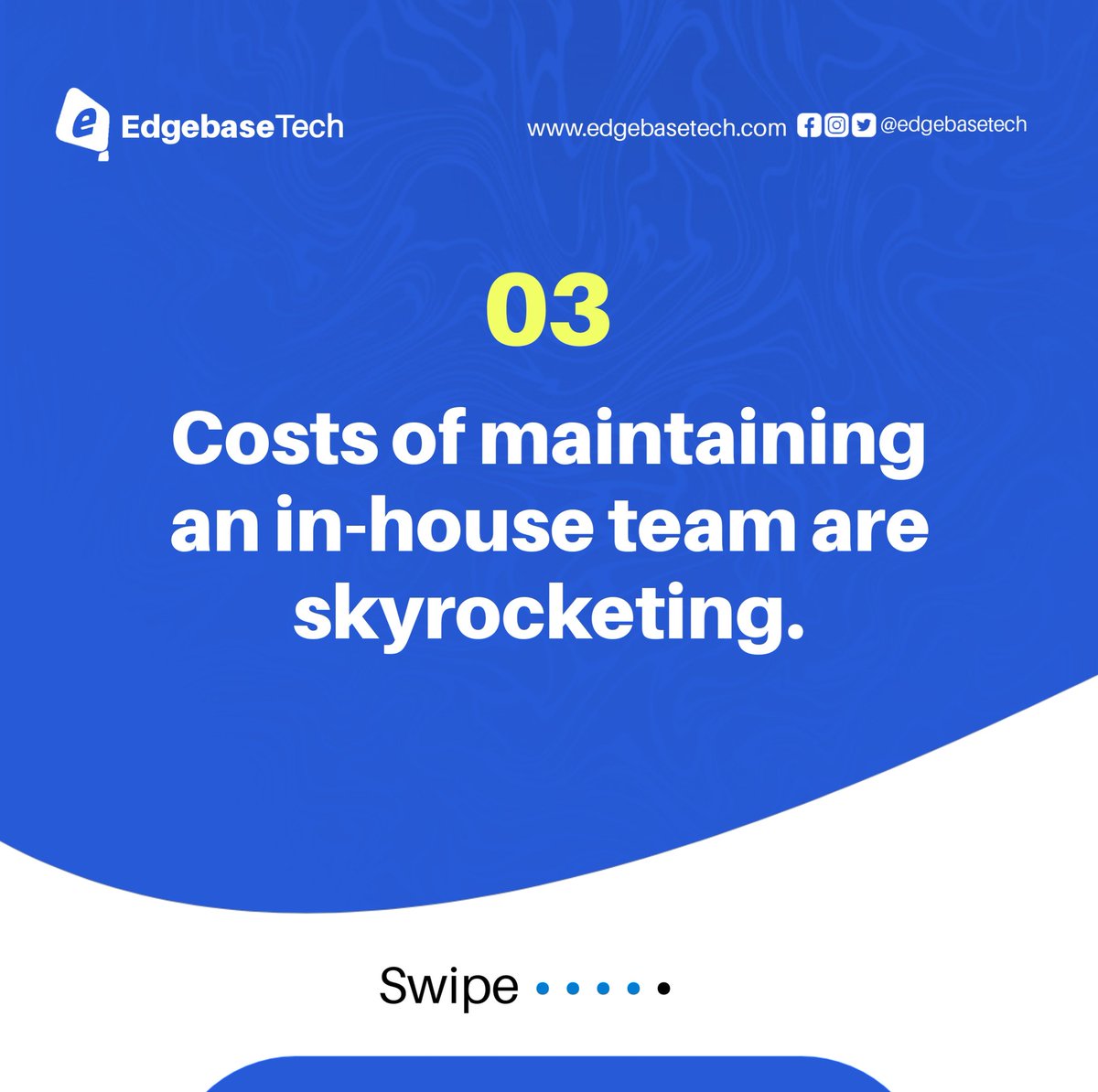 EdgebaseTech's tweet image. Don&apos;t let IT challenges hold you back. Outsource smarter in 2025!

Ready to scale your business?

Send a DM or email info@edgebasetech.com to get started.

#EdgebaseTech 
#itsolutions 
#lagos