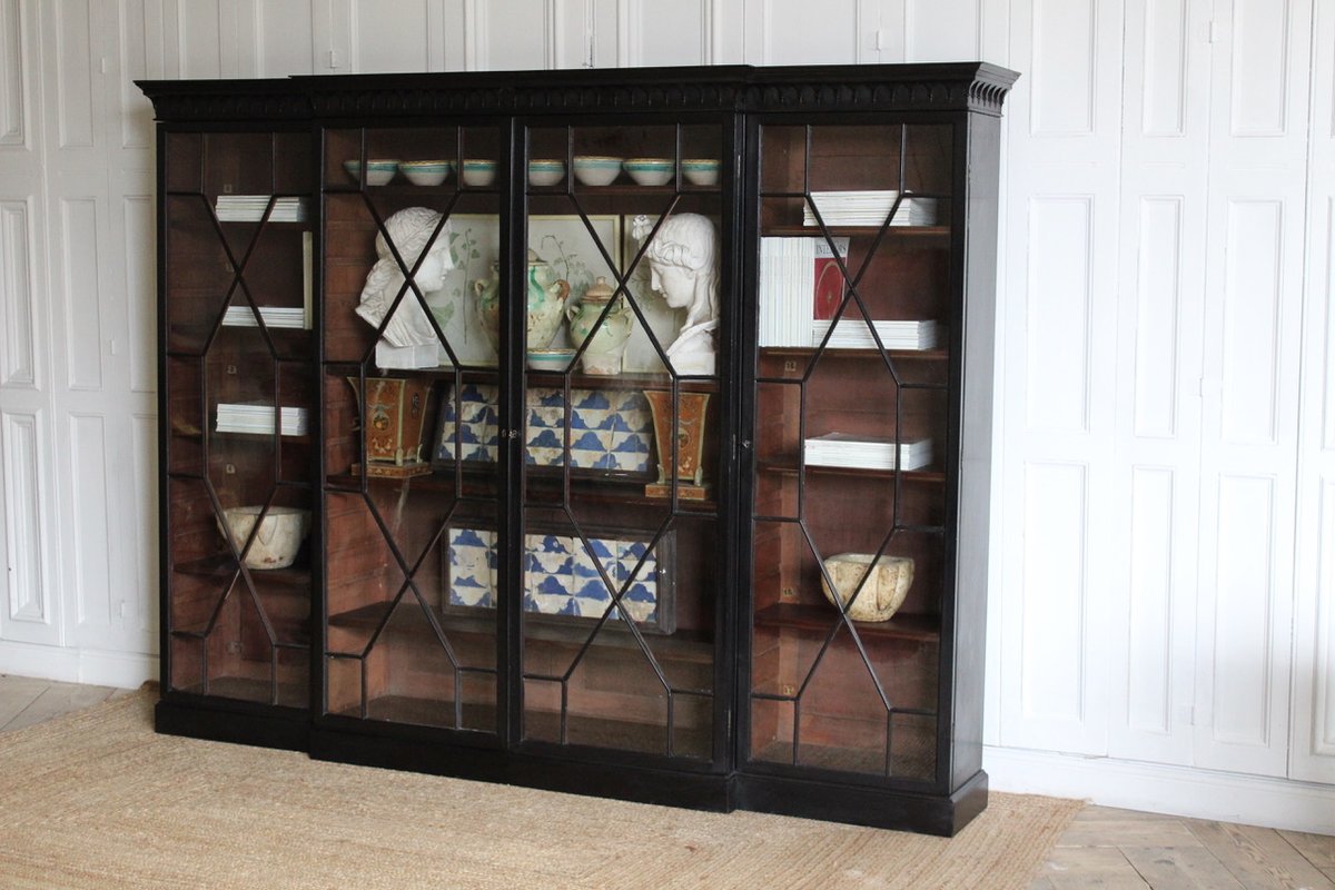 BrownriggUK's tweet photo. 19th century English Ebonised Breakfront Bookcase
https://t.co/KZt2jqPplt
#bookcase #antiquebookcase #ebonisedbookcase #englishfurniture #antique #furniture https://t.co/OwvjoVOxgd