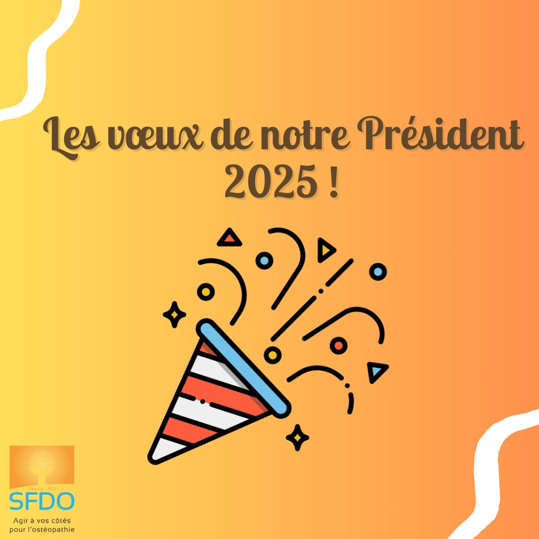 📣 En ce début d'année, nous nous invitons à prendre connaissance des voeux de notre Président, Philippe Sterlingot.

Consultez notre site internet pour accéder à l'intégralité de cette tribune 👇

osteopathe-syndicat.fr/2025-saurons-n…