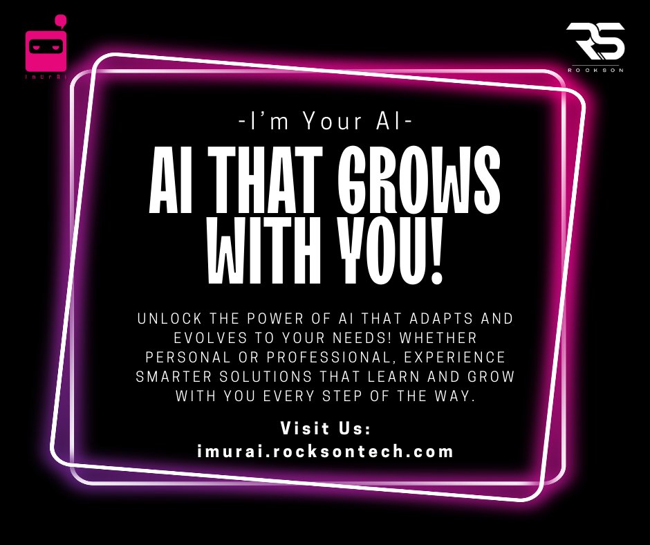 XodeNet's tweet image. AI That Evolves with You!

ImUrAi constantly adapts and improves, ensuring your business stays ahead.
#AdaptiveAI #Innovation #BusinessGrowth