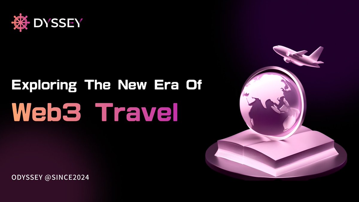🌍 Ready to unlock the future of travel with NFTs? ODYSSEY combines decentralized technology with travel services, breaking the traditional mold and empowering every journey. 🛫✨ 
#NFTTravel #Web3Adventure #Blockchain