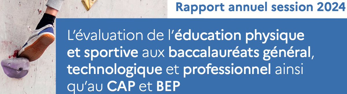eduscol_EPS's tweet image. 🎓[EXAMEN] Parution du rapport annuel de la session 2024 des épreuves d&apos;EPS au Baccalauréat général, technologique et professionnel, CAP et BEP rédigé par la Commission Nationale des Examens EPS.  

👨🏻‍🎓 À retrouver sur Eduscol EPS 📷 eduscol.education.fr/document/50942…